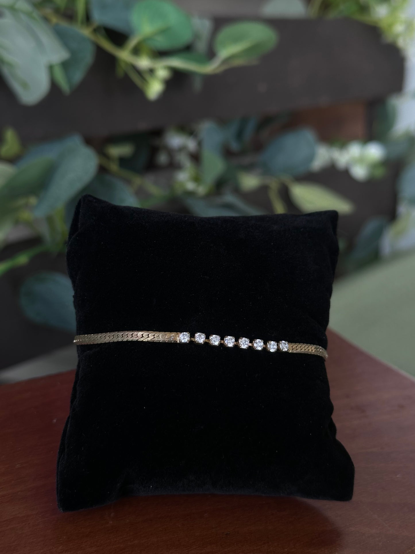 Diamond & gold bracelet