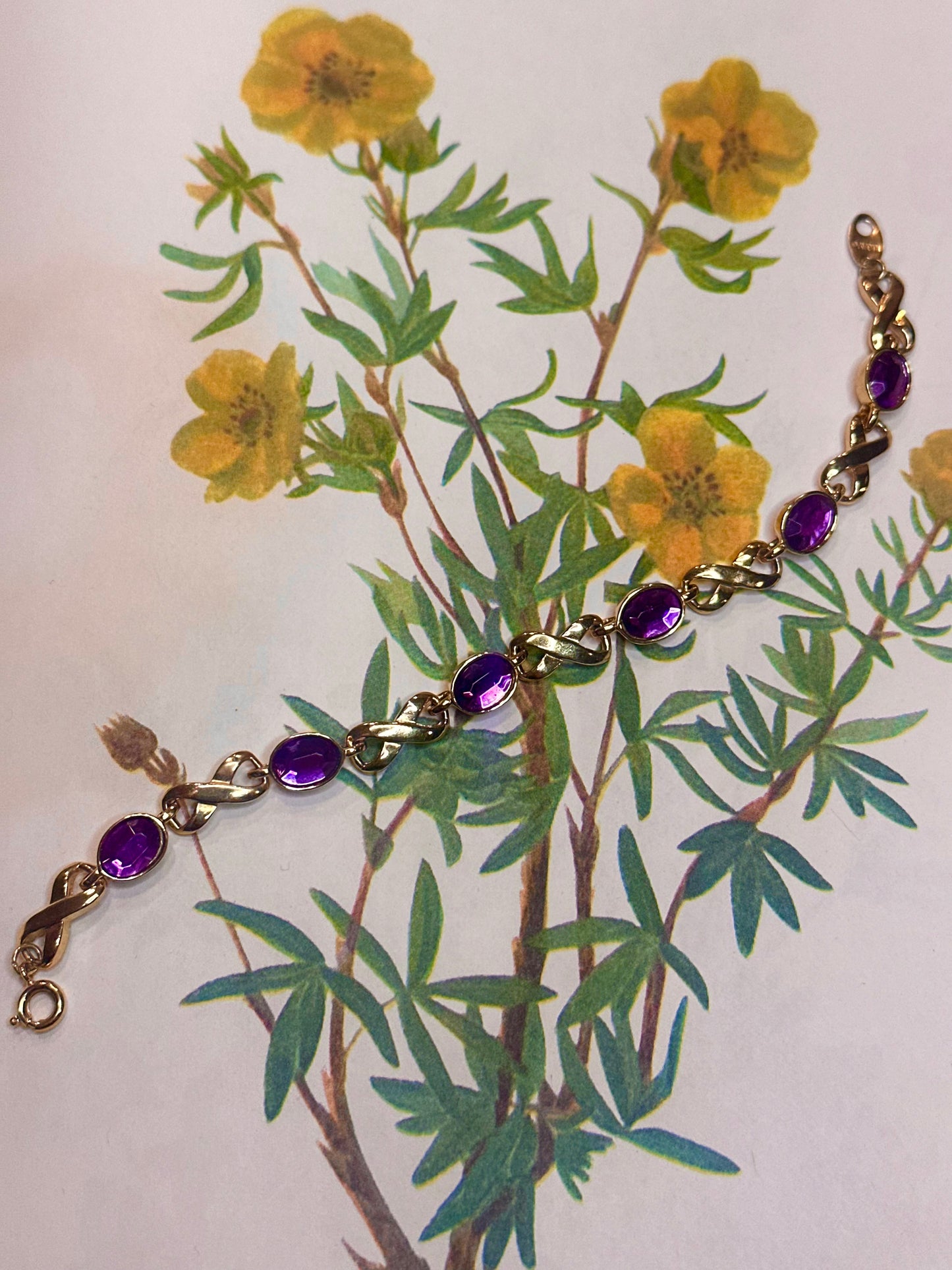Infiniti Amethyst Bracelet