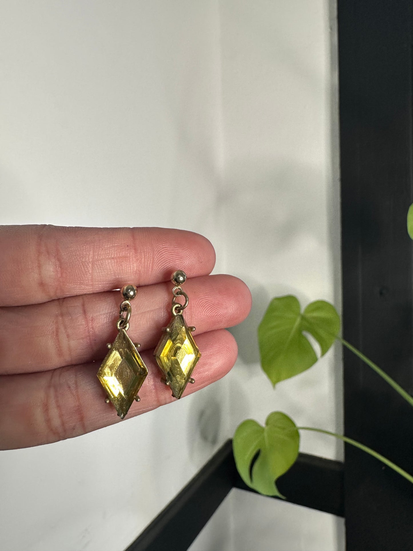 Chunky Peridot Earrings