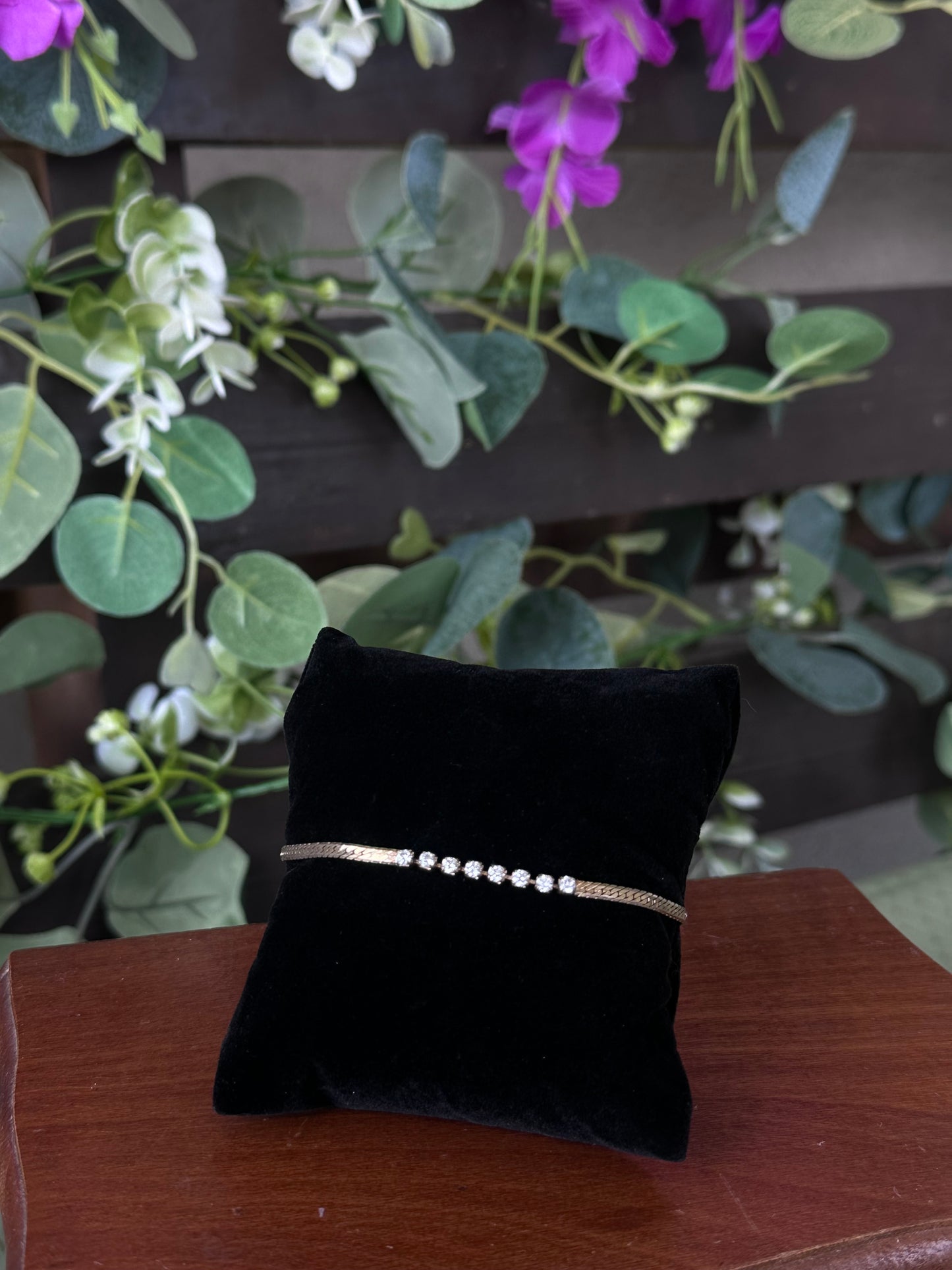 Diamond & gold bracelet
