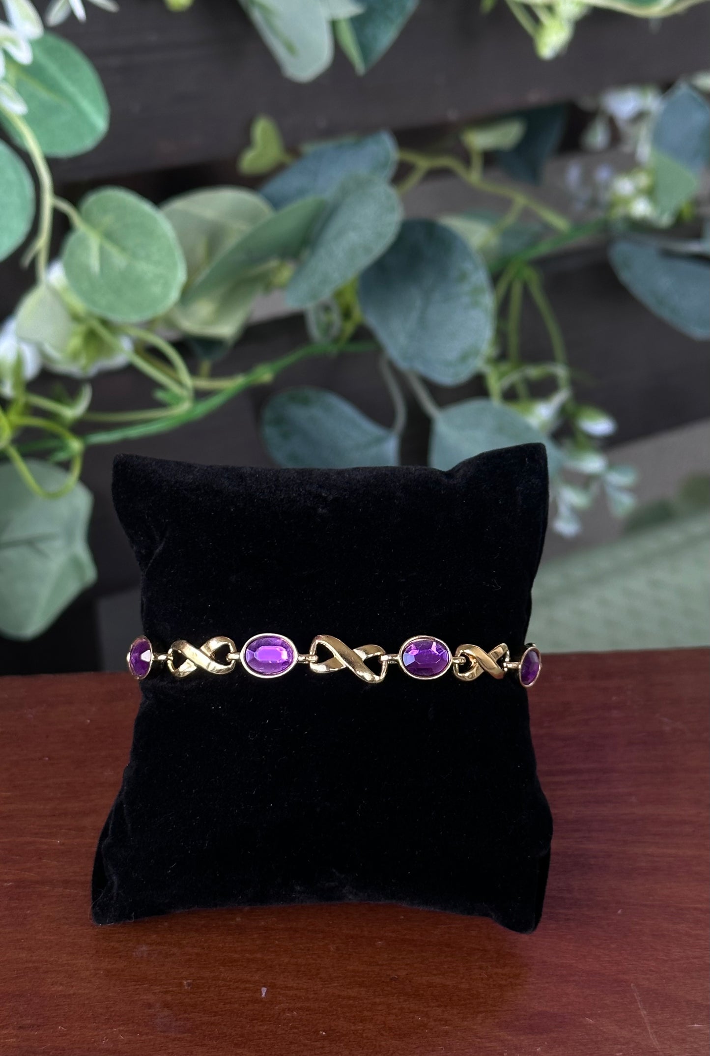 Infiniti Amethyst Bracelet