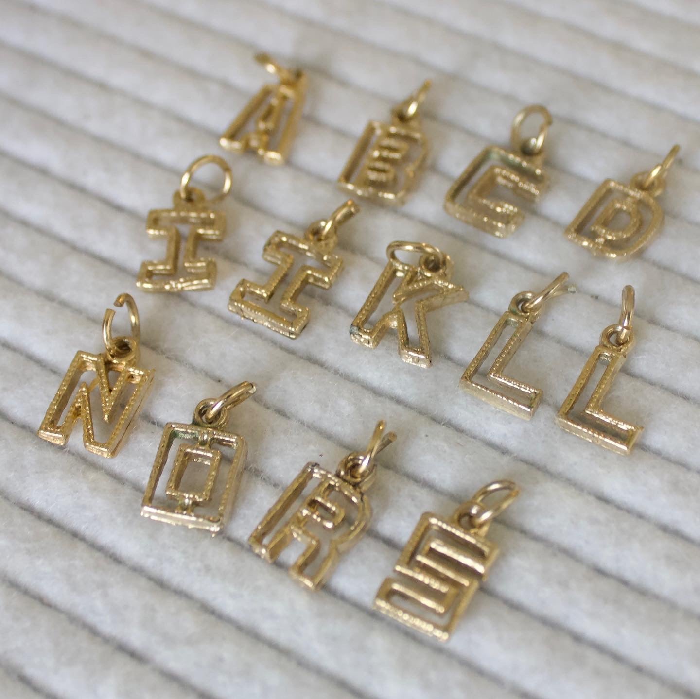 Vintage Letter Necklace