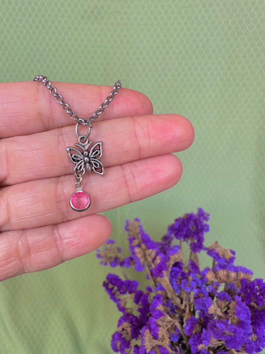 Summer Lover Necklace in Pink