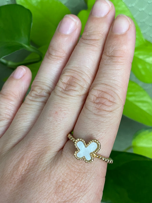 White Butterfly Size 9