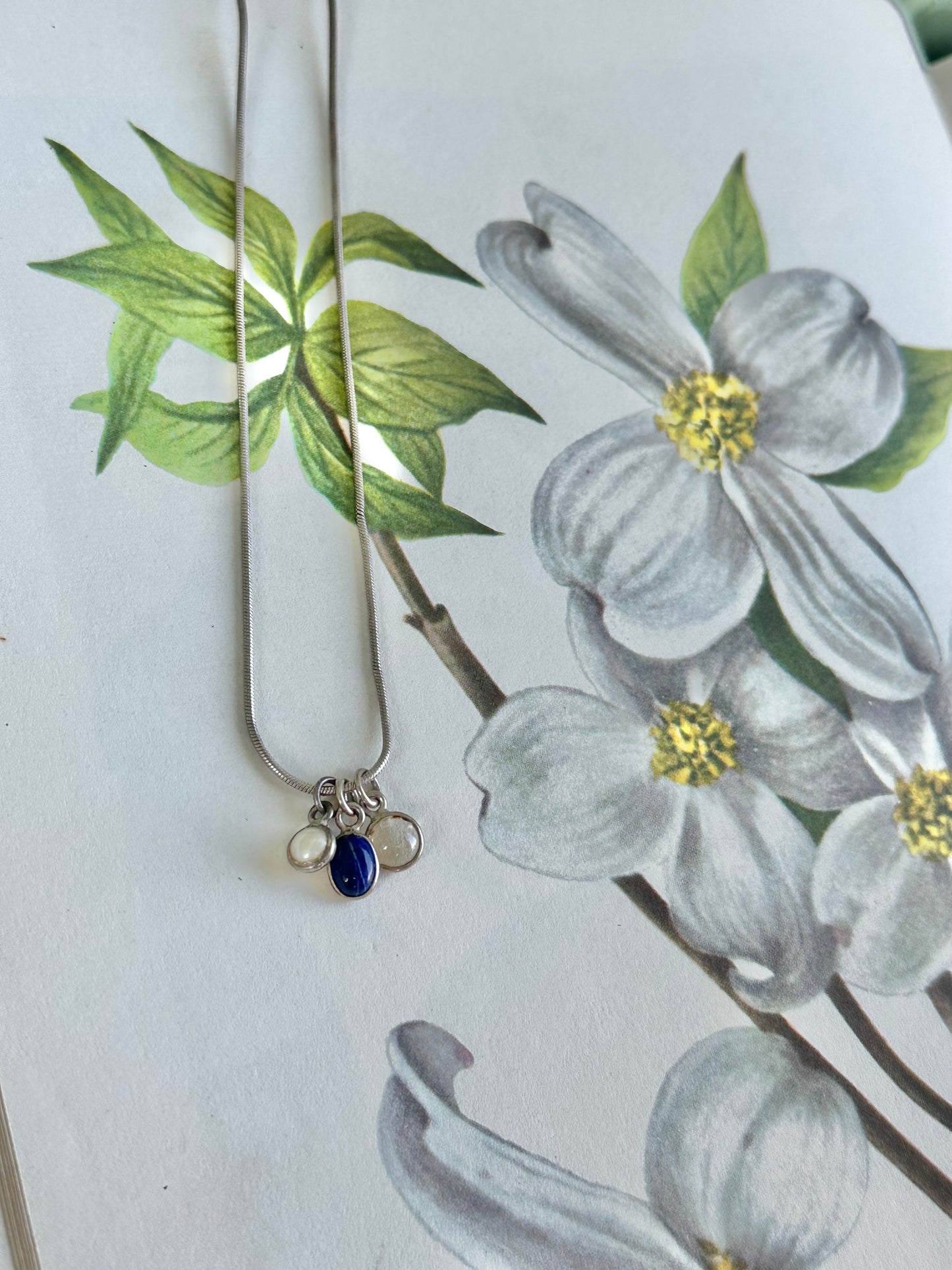 Pearl Lapis Moonstone