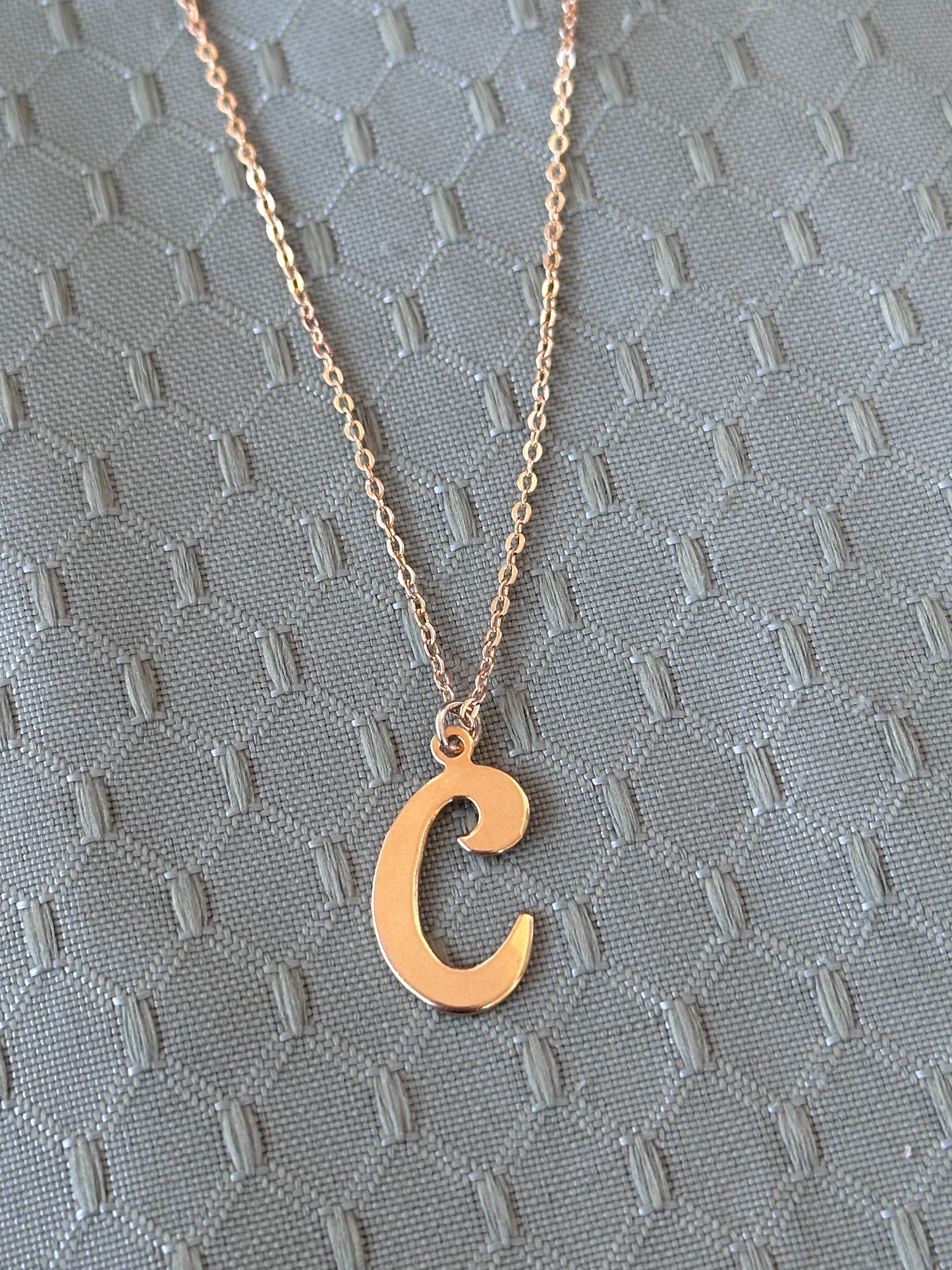 C Letter Necklace