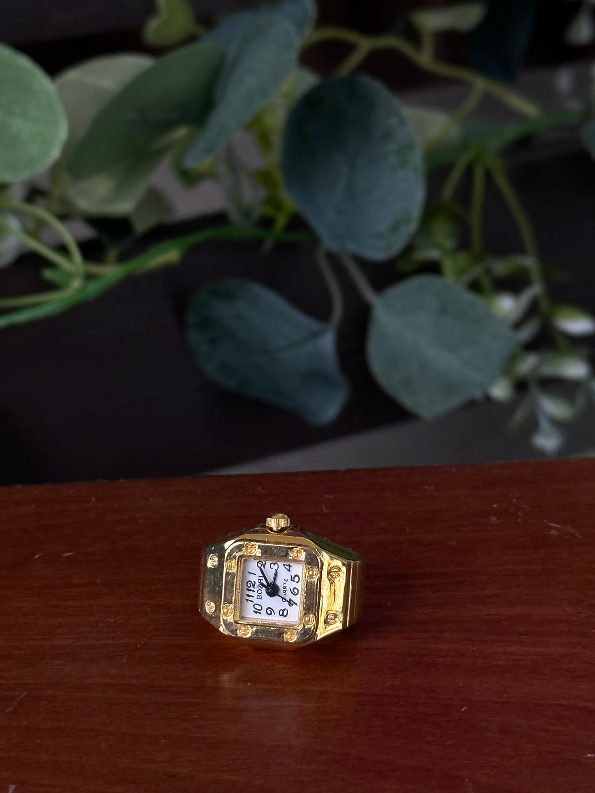 First Class Watch Ring Classic Gold Watchring – cthreejewelry