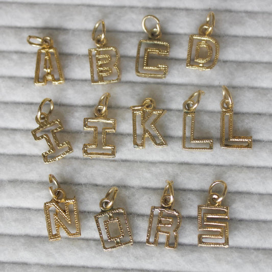 Vintage Letter Necklace