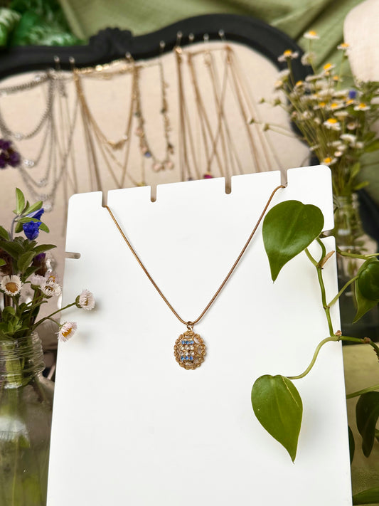 Blue Filigree
