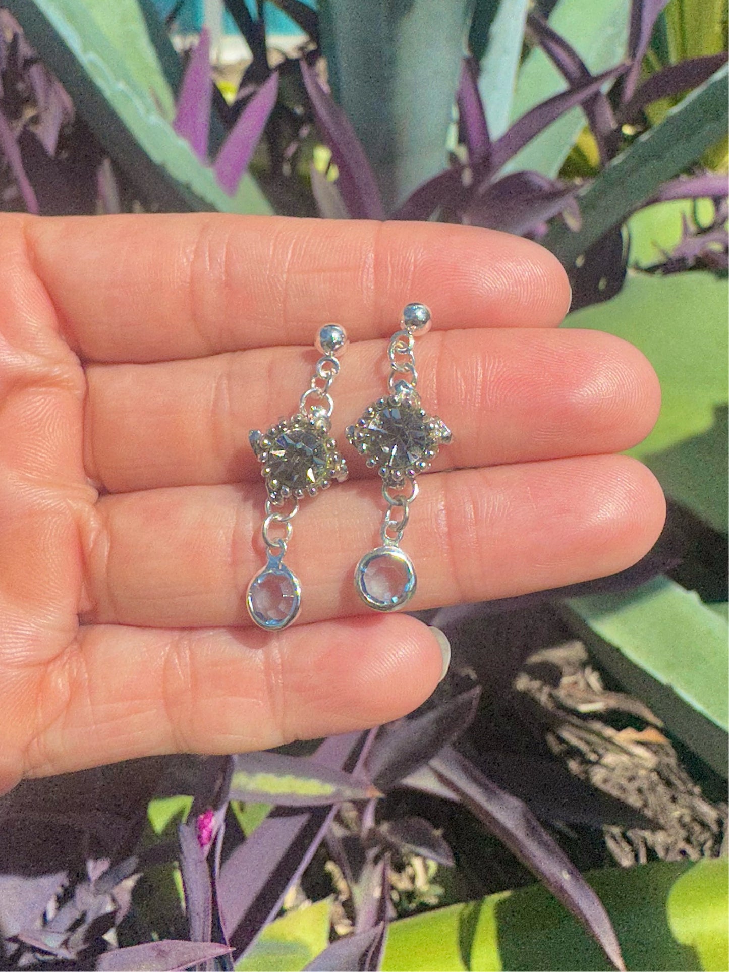 Baby Blue Crystal Drops