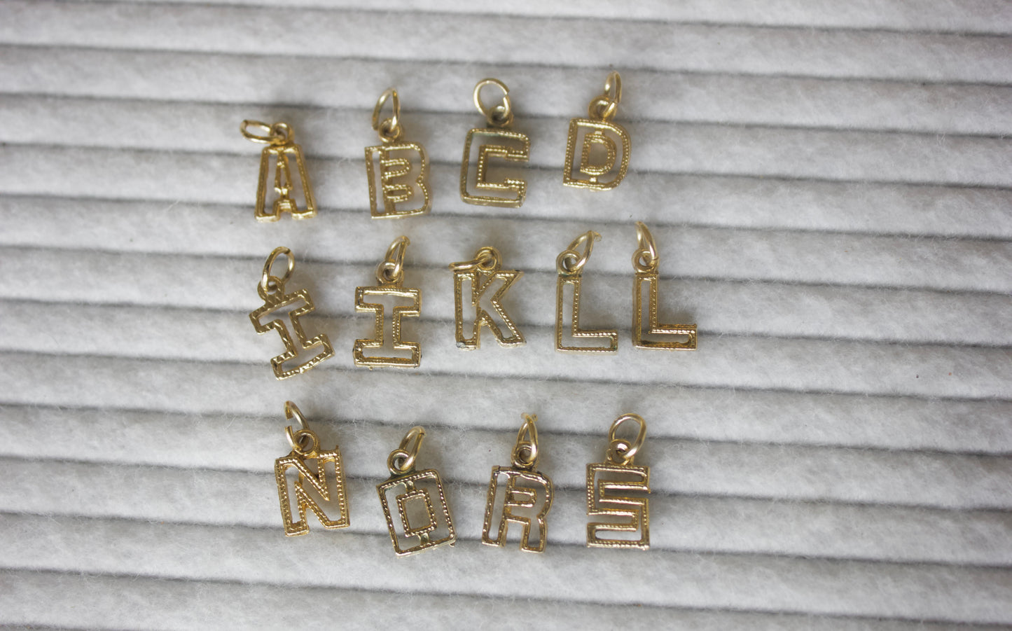 Vintage Letter Necklace