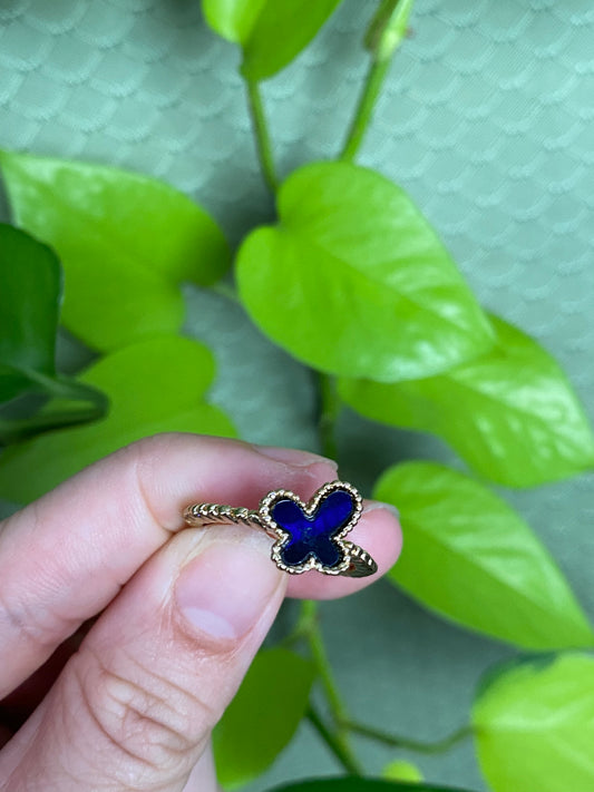 Black Butterfly Sz 6.5