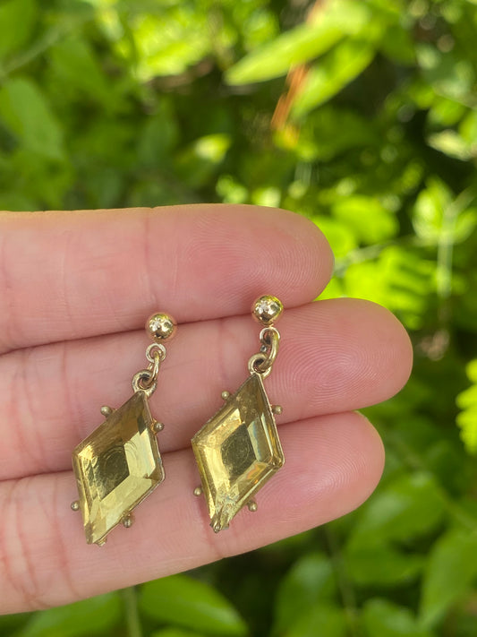 Chunky Peridot Earrings