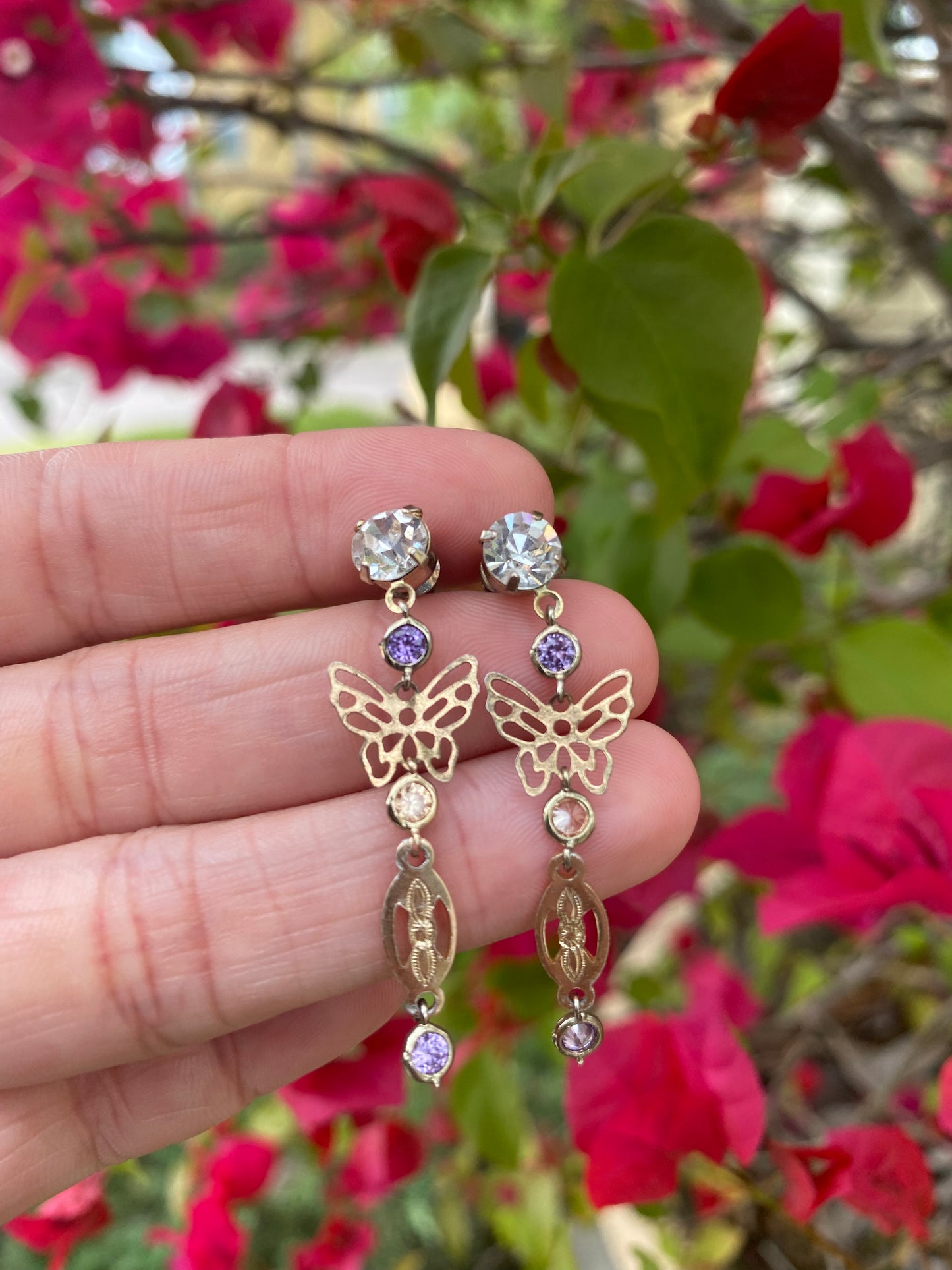 Crystal Firefly Earrings