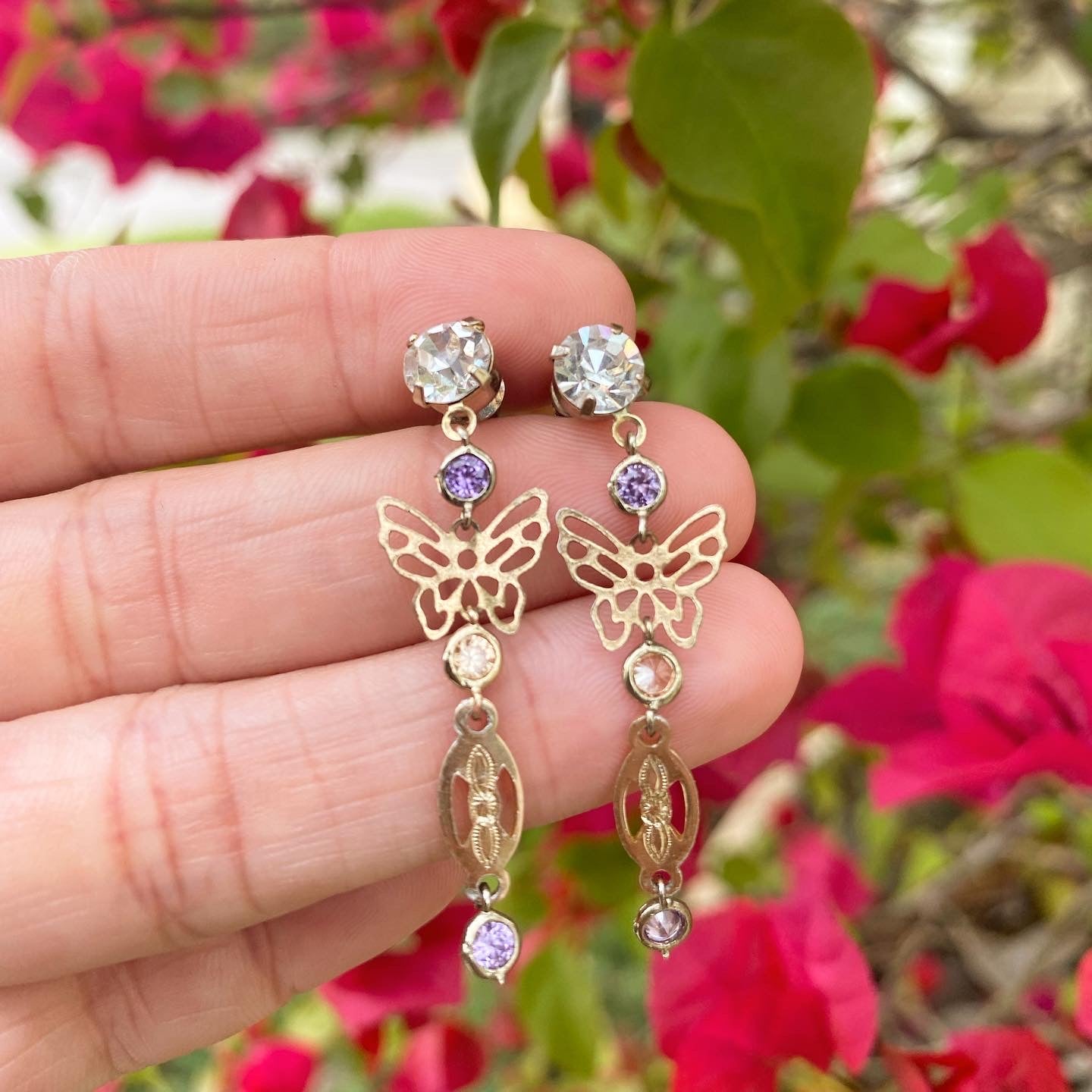 Crystal Firefly Earrings