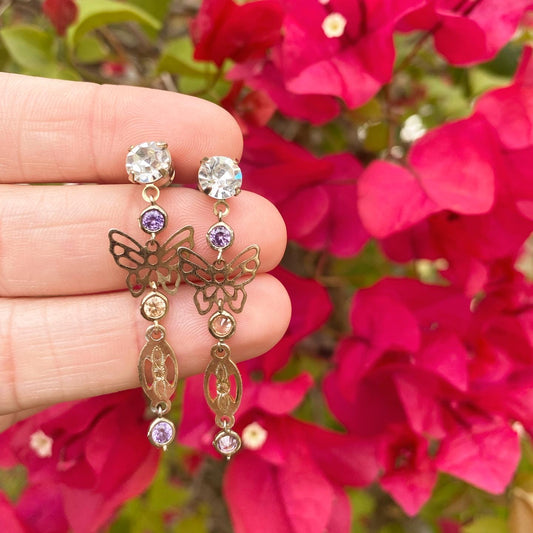 Crystal Firefly Earrings